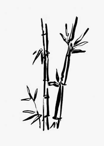 Bamboo  line art, Chinese | Free Photo - rawpixel