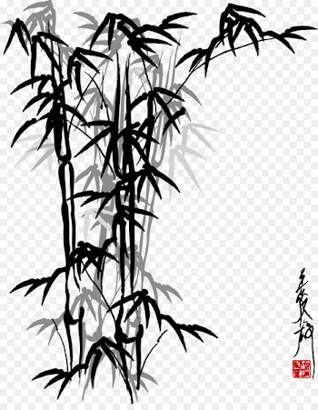 Bamboo painting Drawing Chinese painting - Vector Dragon Boat Festival effect elements ink bamboo 