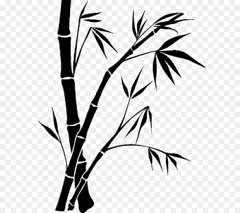 Bamboo painting Drawing - zen 