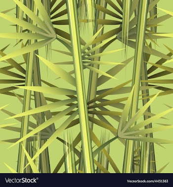  					Bamboo Pattern vector image														