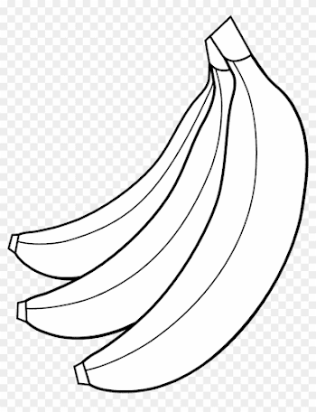 Banana Clipart Black And White - Banana Clipart Black And White ...