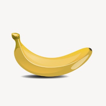 Banana clipart, fruit illustration vector. | Free Vector - rawpixel