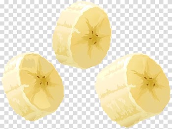 Banana , Fruit pieces transparent background PNG clipart