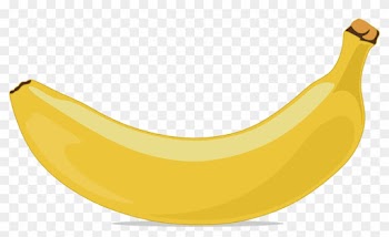 Banana Fruit Yellow Clip Art Food Healthy Sweet - Banana Vector