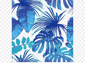 Banana leaf Blue - Blue plant leaf 