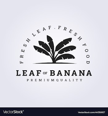 banana leaf logo design