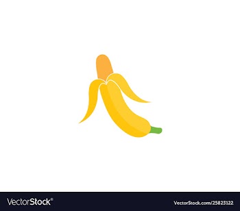 Banana logo vector image