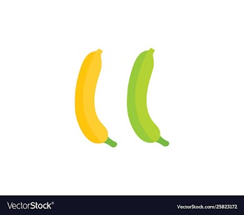 Banana logo vector image