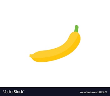 Banana logo vector image
