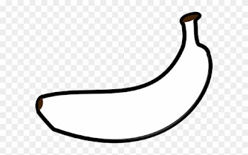 Banana Outline Clip Art At Clker Com Vector Online - Outline Of A Banana