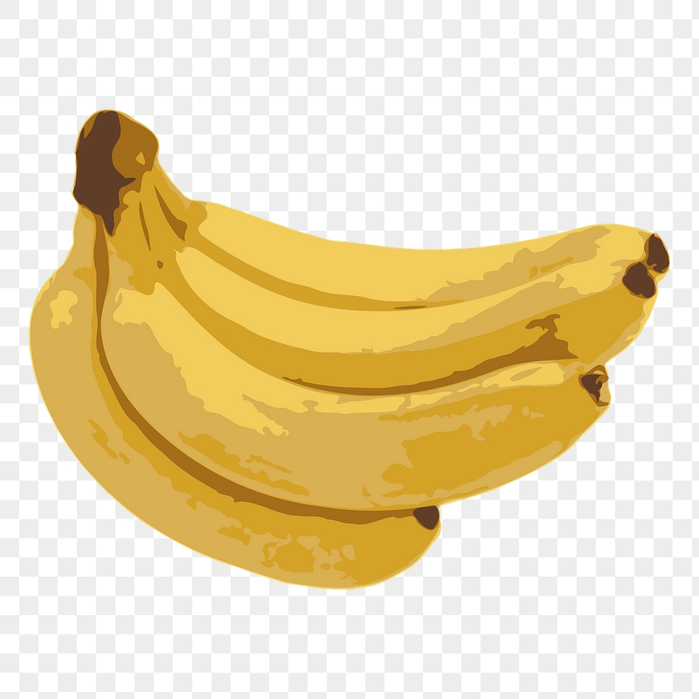 Banana png sticker fruit illustration, | Free PNG - rawpixel