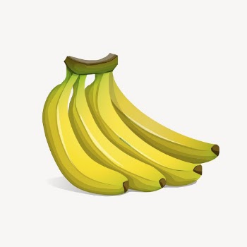 Banana sticker, food illustration psd. | Free PSD - rawpixel