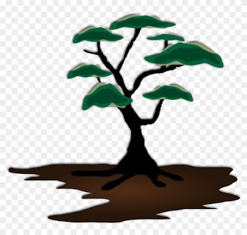 Banana Tree Clipart, Vector Clip Art Online, Royalty - African Tree Silhouette