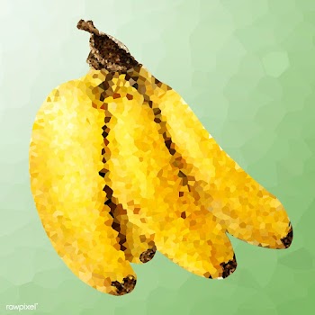 Bananas crystallized style illustration | Free  illustration - 2347575