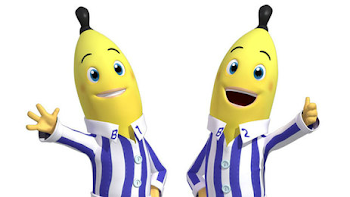 Bananas in pyjamas png » PNG Image