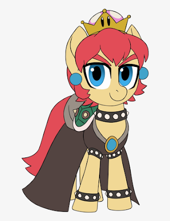 Bananimationofficial, Bowser, Bowsette, Ponified, Pony, - My ...