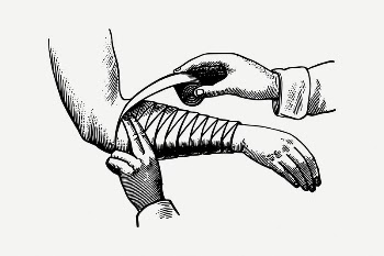 Bandage clipart, vintage illustration psd. | Free PSD Illustration - rawpixel