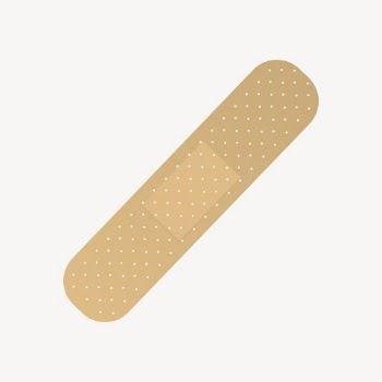 Bandage sticker, object illustration vector. | Free Vector - rawpixel