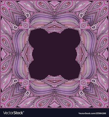 Bandana classy - traditional ethnic pattern vector image