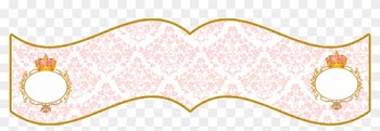 Bandeirinha Para Cupcake E Sanduíche "coroa Rosa Menina" - Coroa Png Frame Rosa