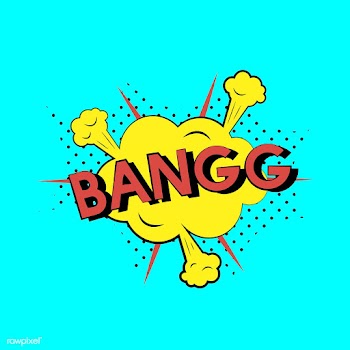Bang bangyellow blue | Free stock vector - 77409