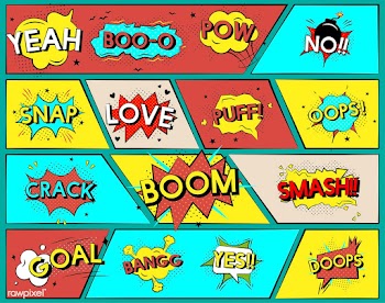 Bang cartoon crack | Free stock vector - 77433