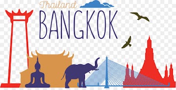 Bangkok Silhouette Euclidean vector Illustration - Stock Vector India 