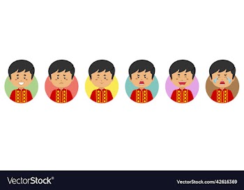 bangladesh avatar with various expression