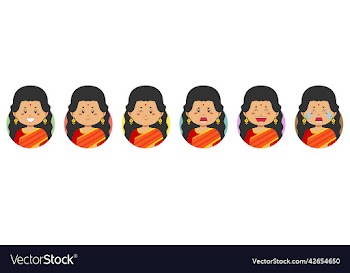 bangladesh avatar with various expression