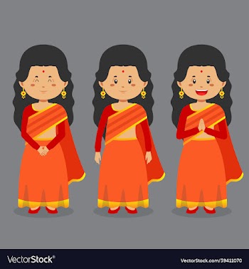 bangladesh character with various expression