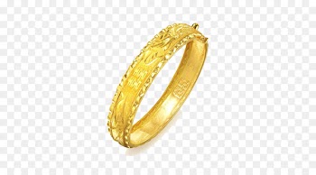 Bangle Bracelet Ring Gold Jewellery - Chow Sang Sang gold bracelet gold wave bracelet female models edge marriage dowry 09513K two 
