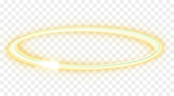 Bangle Material Yellow Circle - Yellow light effect element 
