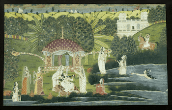 Bani Thani Bathing at Pholl | Free Photo - rawpixel
