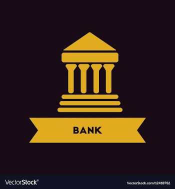 Bank building vector image