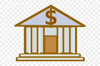 Bank Clipart Bank Dollar Brown Clip Art At Clker Vector - Bank Clipart Png