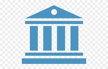 Bank Management Business Treasury Money - Bank Icon Blue Png