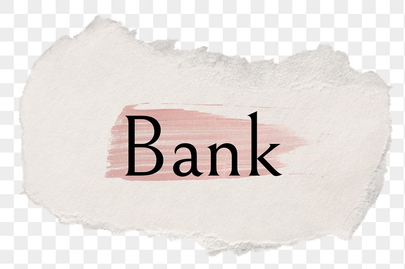 Bank png ripped paper word | Free PNG - rawpixel