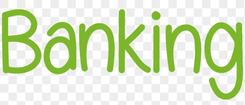 Banking png word sticker typography, | Free PNG - rawpixel