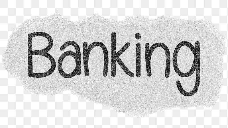 Banking png word sticker typography, | Free PNG - rawpixel