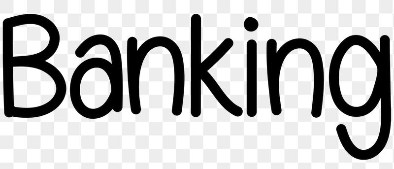 Banking png word sticker typography, | Free PNG - rawpixel