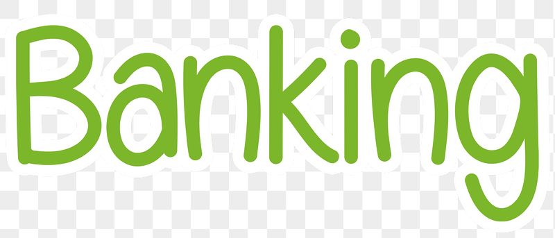 Banking png word sticker typography, | Free PNG - rawpixel