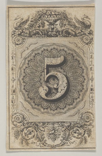 Banknote motif: the number 5 | Free Photo - rawpixel