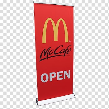 Banner Advertising Standee Printing Textile, roll up transparent background PNG clipart