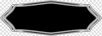 Banner And Asl For Written, empty black text board transparent background PNG clipart