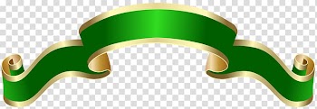 Banner , Banner Green Deco transparent background PNG clipart