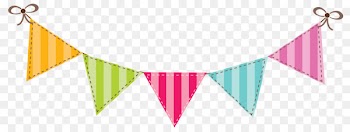 Banner Flag Bunting Color Clip art - Birthday Banners Cliparts 