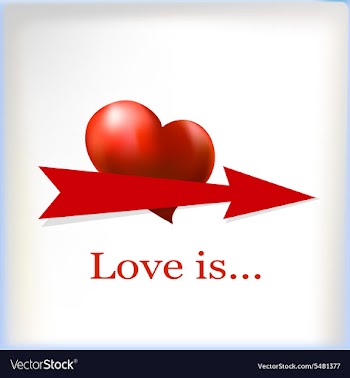 Banner for text with a heart vector image