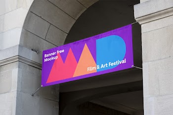 Banner Free Mockup banner free mockup film & art festival 