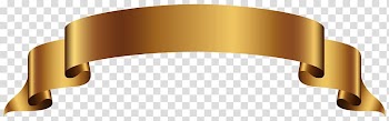 Banner Gold , Gold Banner transparent background PNG clipart
