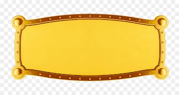 Banner Gold Illustration - HD gold frame 